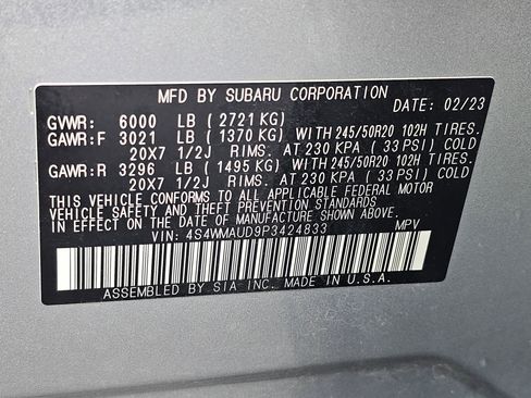 Used 2023 Subaru Ascent Limited w/ Technology Package image 30