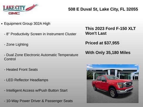 Used 2023 Ford F150 XLT w/ Equipment Group 302A High AWD/4WD image 15