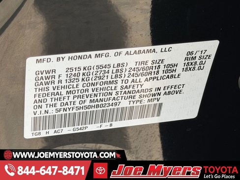 Used 2017 Honda Pilot EX-L image 32