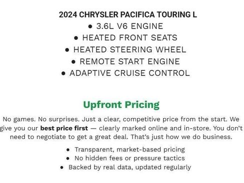Used 2024 Chrysler Pacifica Touring-L FWD image 1