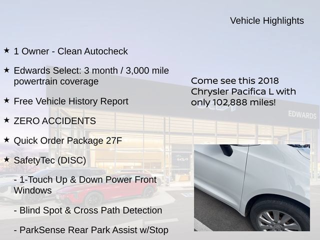 Used 2018 Chrysler Pacifica L FWD image 8