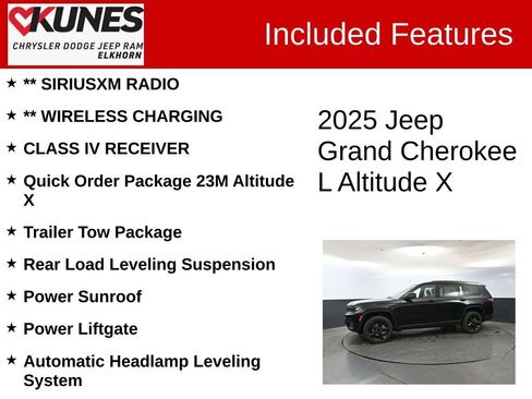 New 2025 Jeep Grand Cherokee L Altitude image 3
