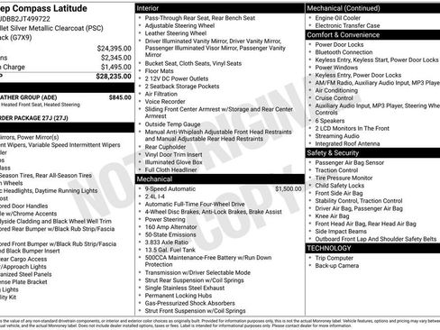 Used 2018 Jeep Compass Latitude w/ Cold Weather Group image 4