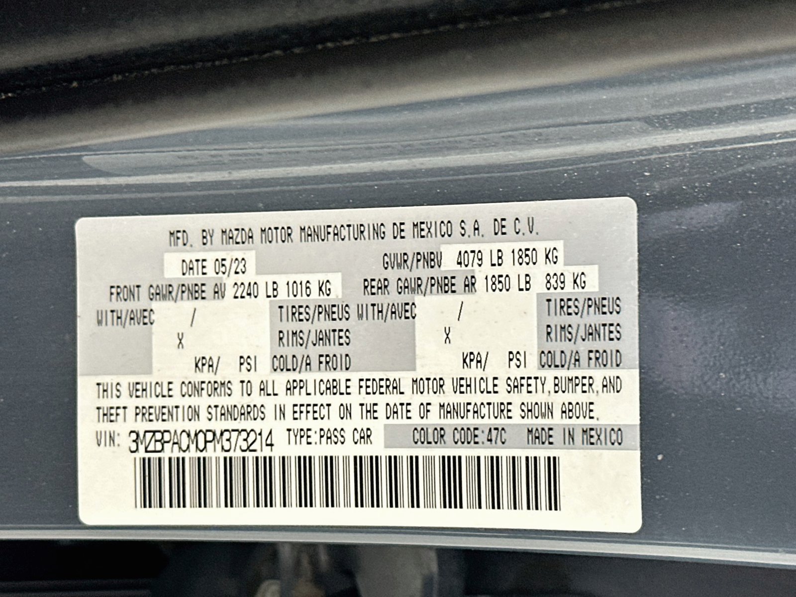 Certified 2023 MAZDA MAZDA3 s FWD image 32