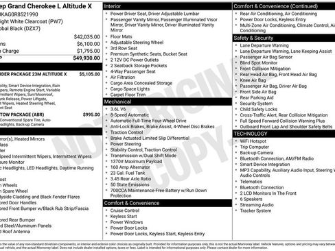 Used 2024 Jeep Grand Cherokee L Altitude AWD/4WD image 38