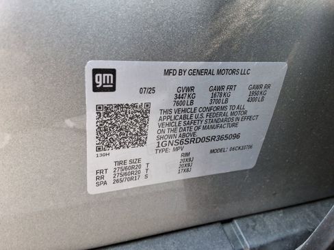 Certified 2025 Chevrolet Tahoe Premier AWD/4WD image 36