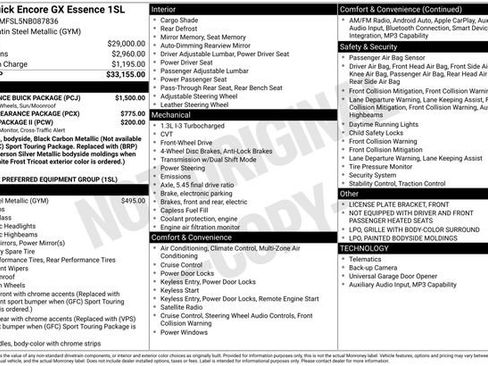Used 2022 Buick Encore GX Essence w/ Experience Buick Package FWD image 20