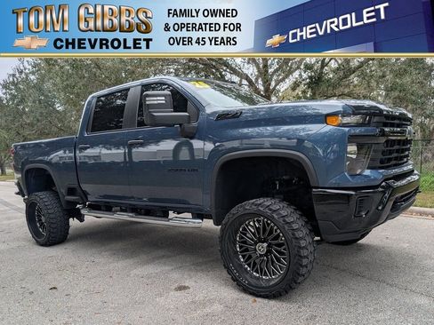 Used 2025 Chevrolet Silverado 2500 Custom w/ Custom Blackout Package image 1