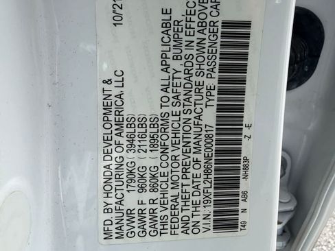 Certified 2022 Honda Civic Sport image 20