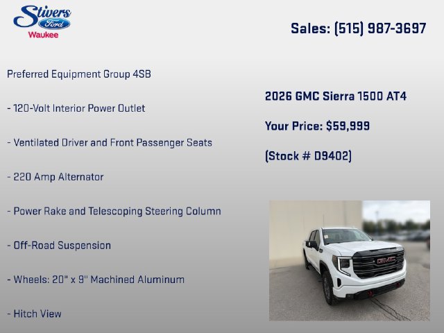 Used 2026 GMC Sierra 1500 AT4 AWD/4WD image 28