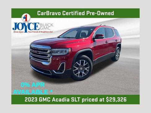 Certified 2023 GMC Acadia SLT w/ Preferred Package FWD image 1