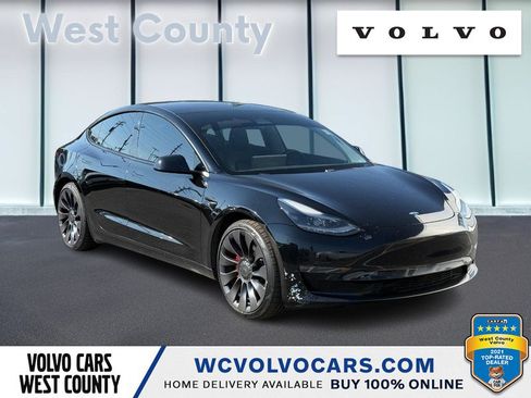 Used 2021 Tesla Model 3 Performance AWD/4WD image 1