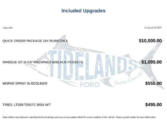 Used 2025 Jeep Gladiator Rubicon AWD/4WD image 1