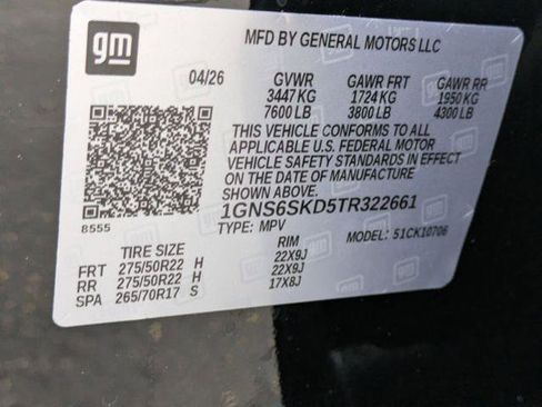 New 2026 Chevrolet Tahoe Premier w/ Sun And Tow Package AWD/4WD image 37
