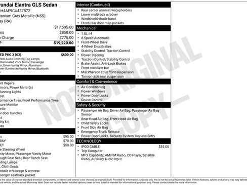 Used 2012 Hyundai Elantra GLS w/ Preferred Pkg 3 image 2