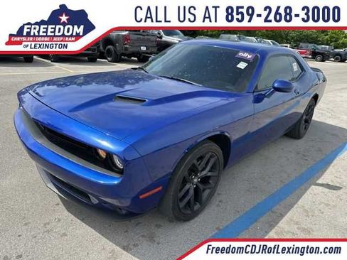 Used 2022 Dodge Challenger SXT w/ Blacktop Package RWD image 1
