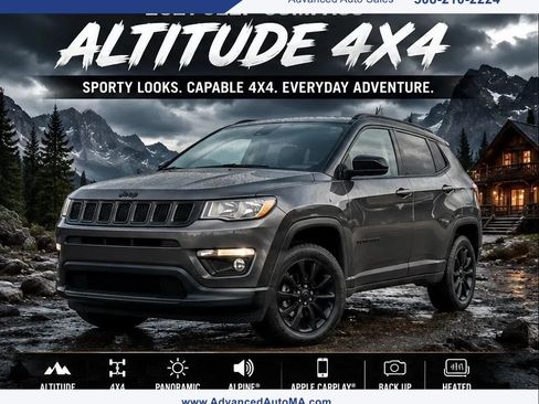 Used 2021 Jeep Compass Latitude w/ Sun and Sound Group AWD/4WD image 1