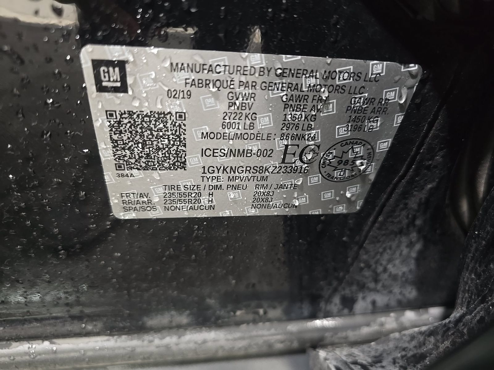 Used 2019 Cadillac XT5 Platinum AWD/4WD image 9