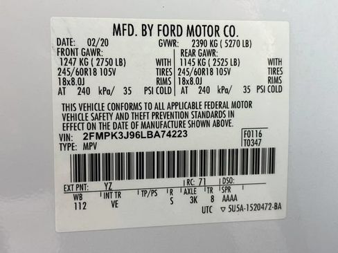 Used 2020 Ford Edge SEL FWD image 30
