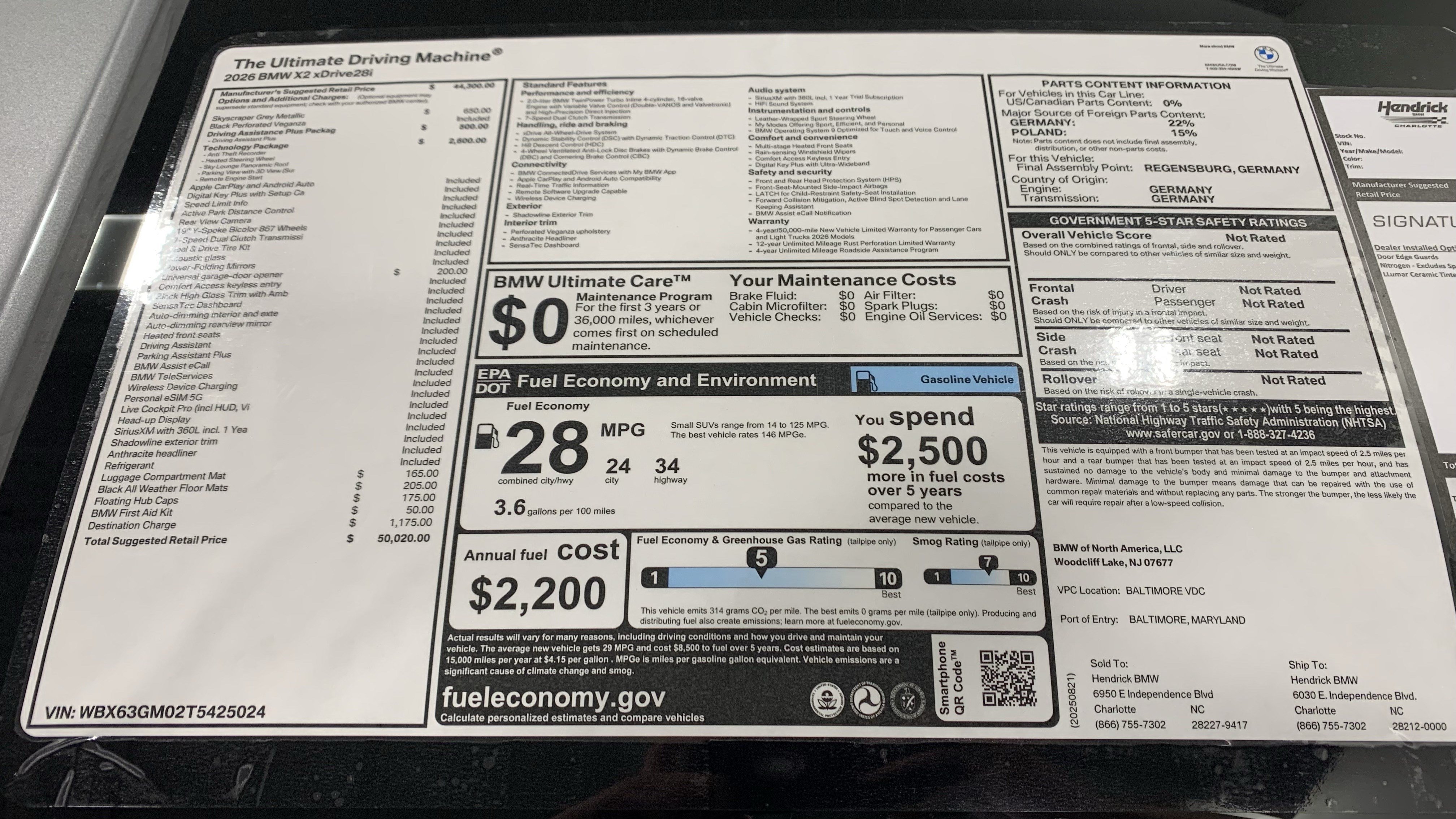 Certified 2026 BMW X2 xDrive28i AWD/4WD image 31
