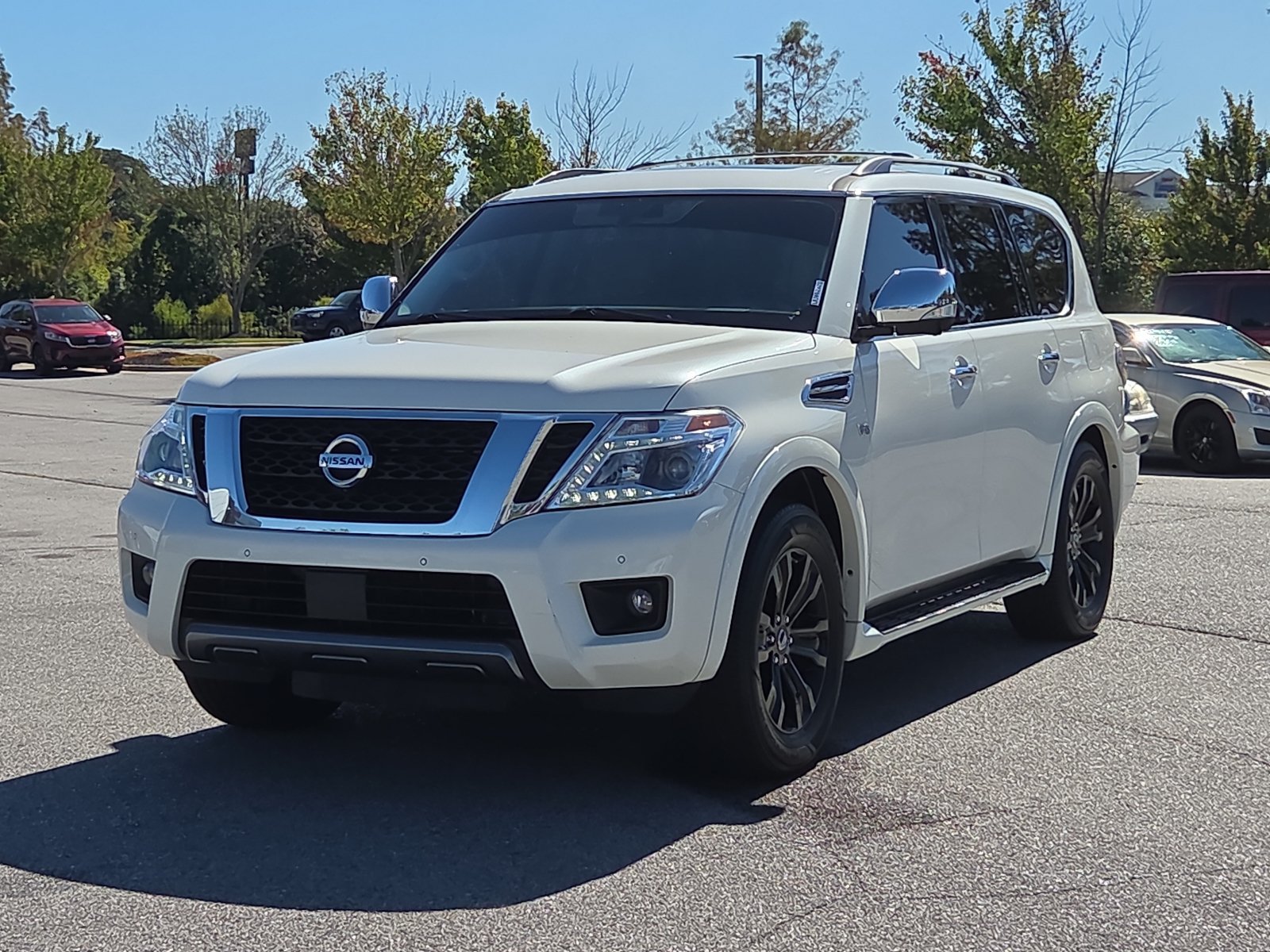 Used 2020 Nissan Armada Platinum w/ Captain's Chairs Package RWD image 2