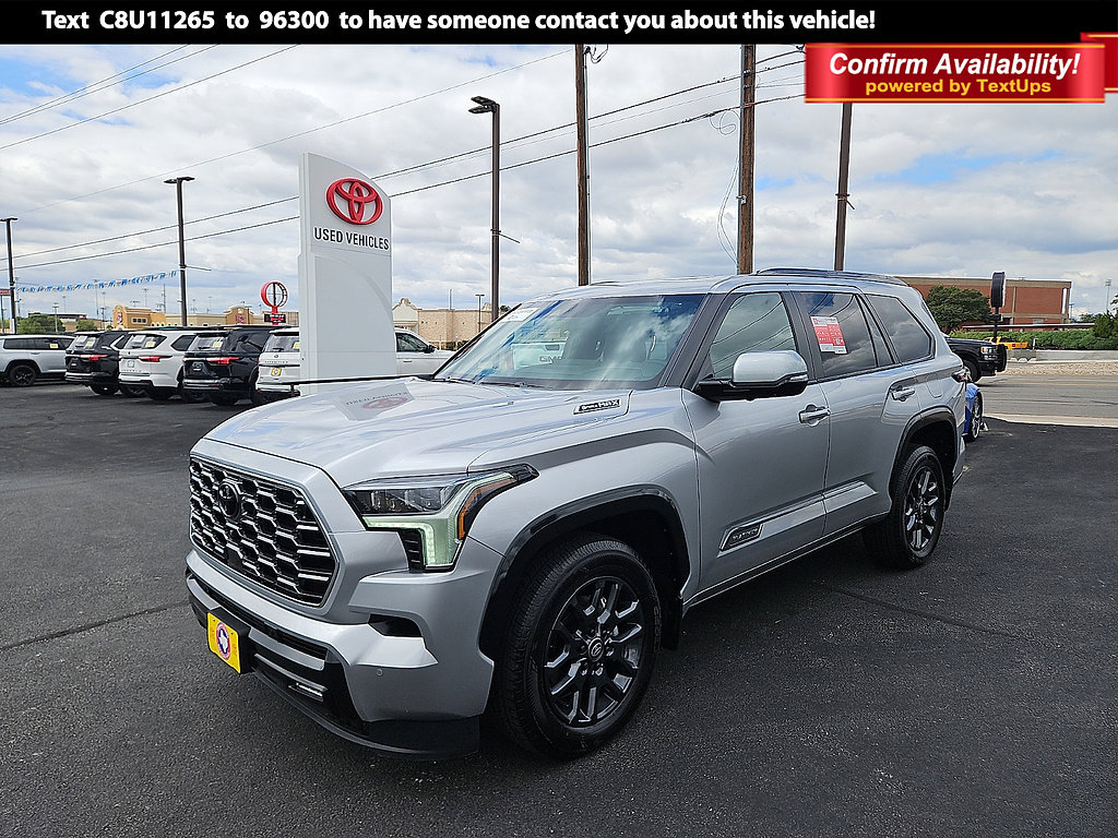 Certified 2026 Toyota Sequoia Platinum AWD/4WD image 1