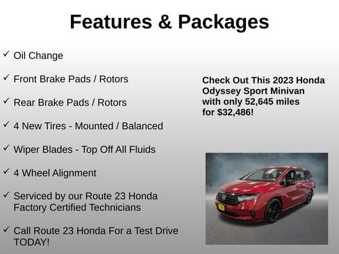 Certified 2023 Honda Odyssey Sport image 4