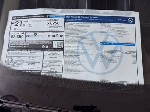 New 2026 Volkswagen Atlas SEL Premium R-Line image 20