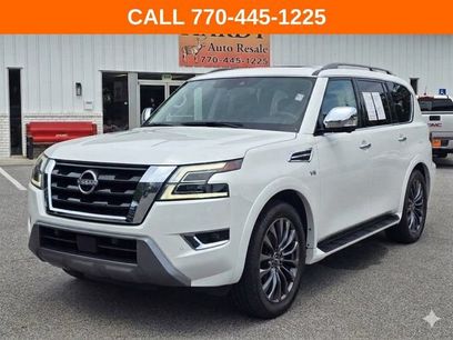 Used 2021 Nissan Armada Platinum w/ Captain's Chairs Package
