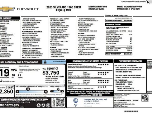 Used 2023 Chevrolet Silverado 1500 LT AWD/4WD image 6