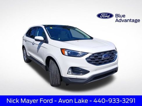 Used 2023 Ford Edge Titanium w/ Class II Trailer Tow Package AWD/4WD image 1