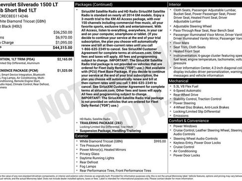 Used 2014 Chevrolet Silverado 1500 LT w/ Texas Edition, 1LT Trim RWD image 4