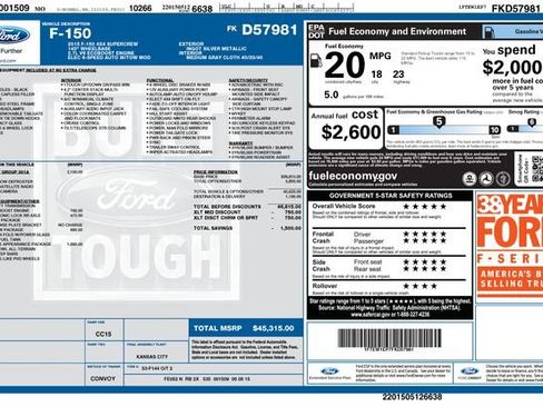 Used 2015 Ford F150 XLT w/ Equipment Group 301A Mid image 23