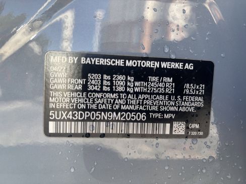 Used 2022 BMW X3 sDrive30i w/ M Sport Package 2 image 34