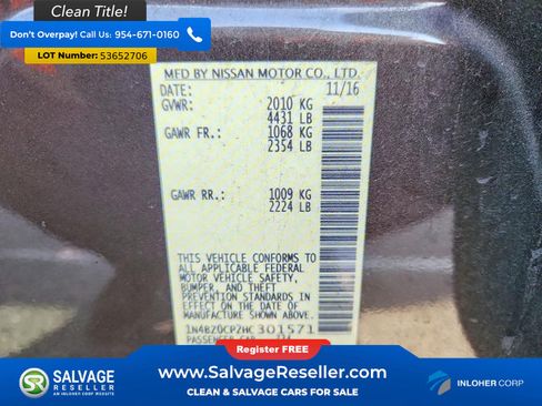 Used 2017 Nissan Leaf S FWD image 16