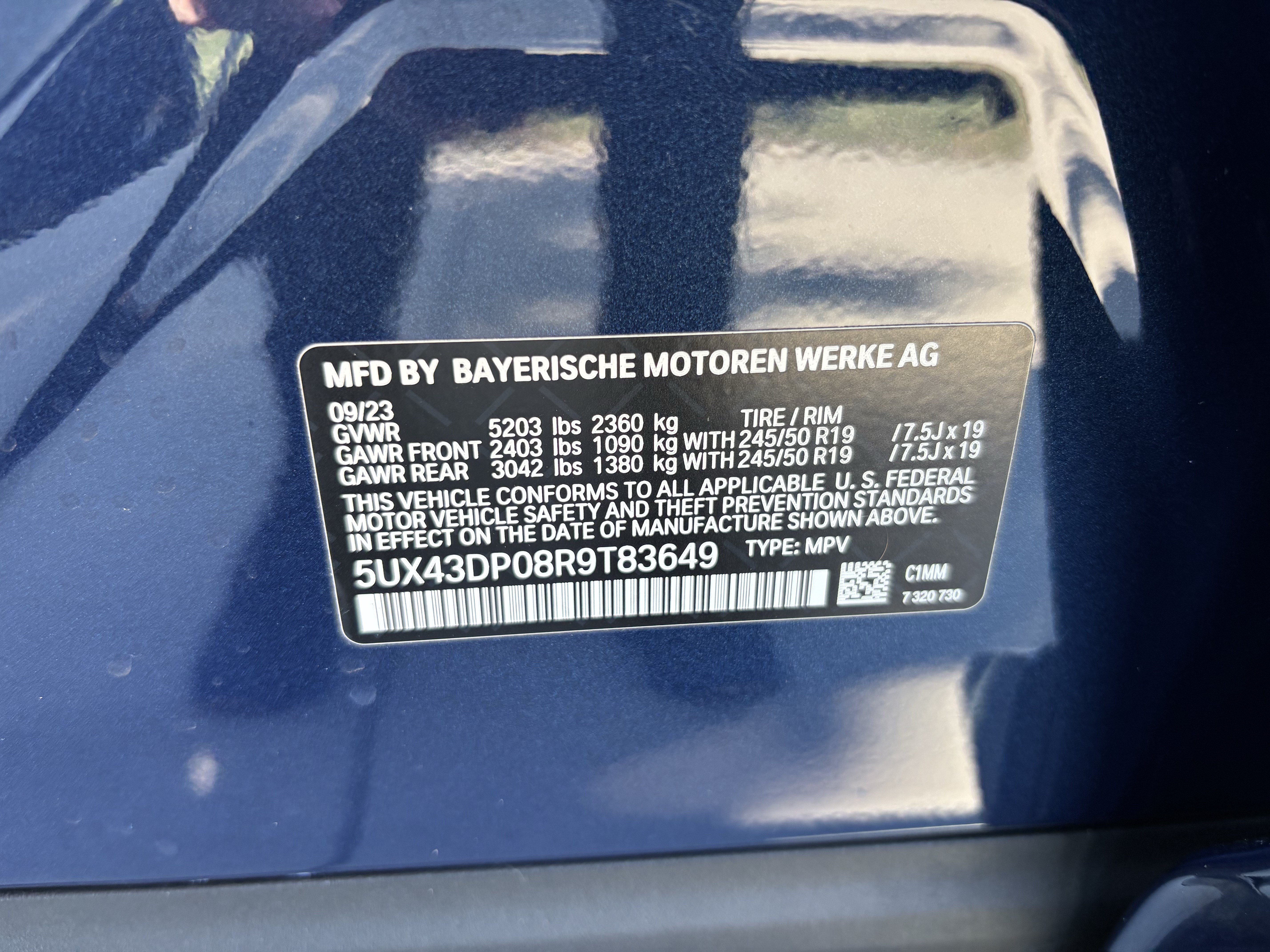 Certified 2024 BMW X3 sDrive30i w/ Premium Package RWD image 37