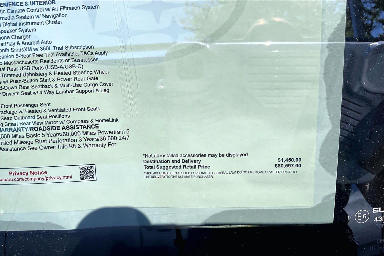 New 2026 Subaru Outback Touring XT AWD/4WD image 18