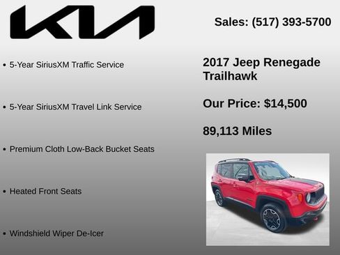 Used 2017 Jeep Renegade Trailhawk AWD/4WD image 20