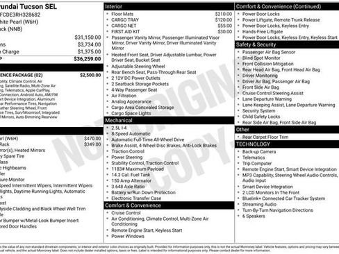 Used 2024 Hyundai Tucson SEL w/ Convenience Package AWD/4WD image 10