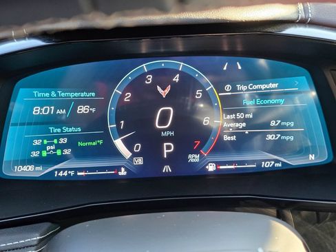 Used 2025 Chevrolet Corvette Stingray Preferred Cpe w/ Stealth Interior Trim Package RWD image 21