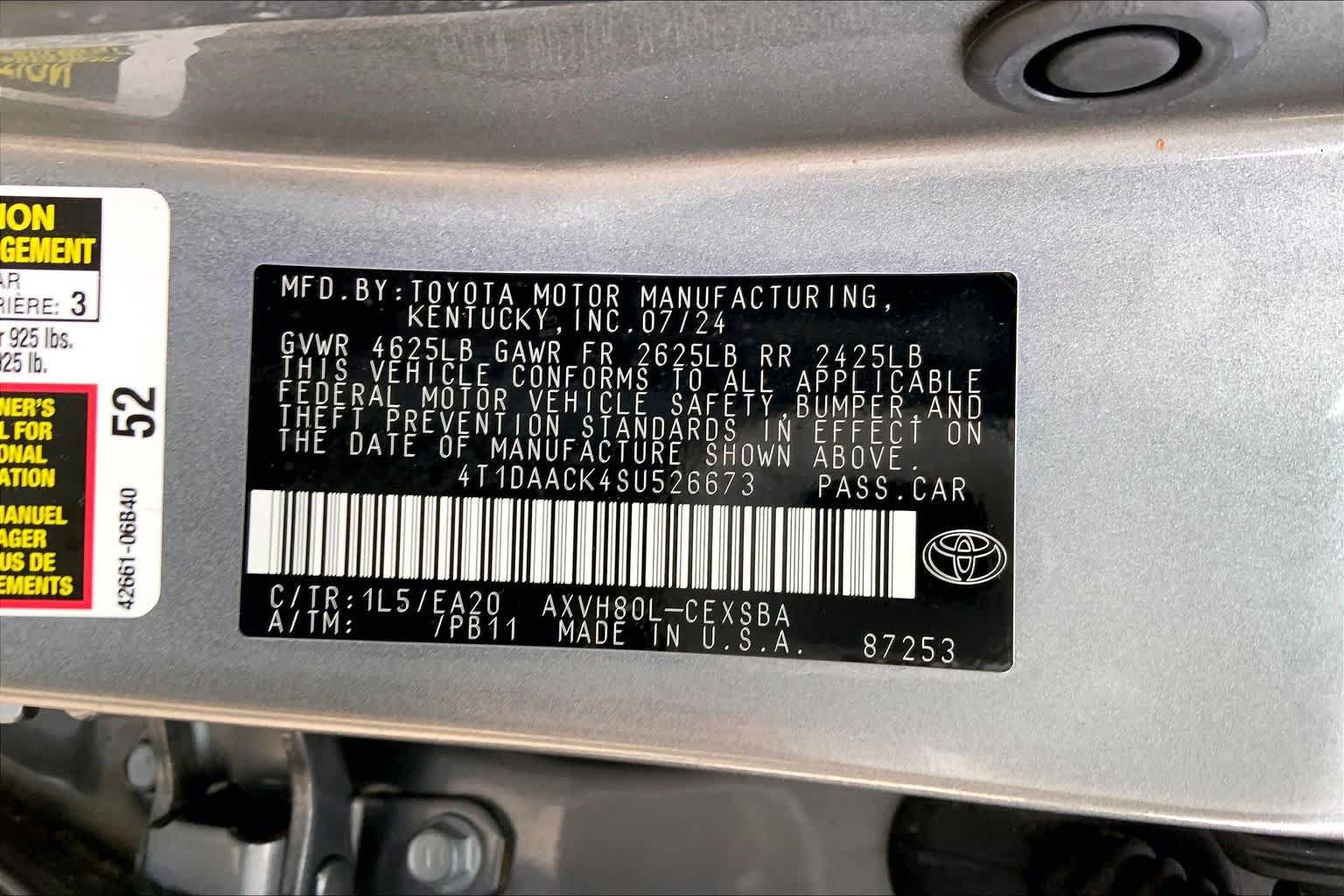 Used 2025 Toyota Camry SE FWD image 33