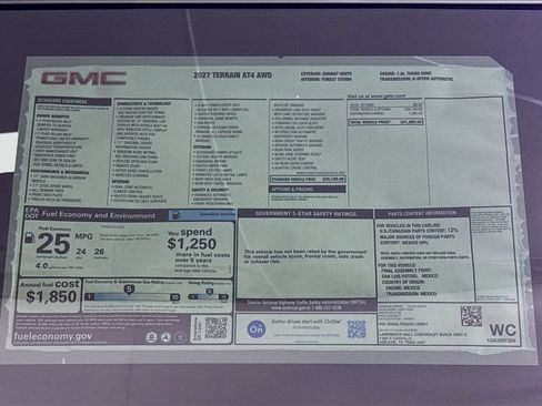 New 2027 GMC Terrain AT4 AWD/4WD image 20