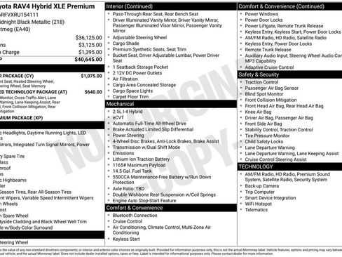 Used 2024 Toyota RAV4 XLE Premium w/ Weather Package AWD/4WD image 37