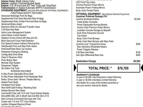 New 2026 RAM 1500 Laramie AWD/4WD image 2