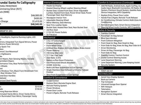 Used 2024 Hyundai Santa Fe Calligraphy FWD image 31