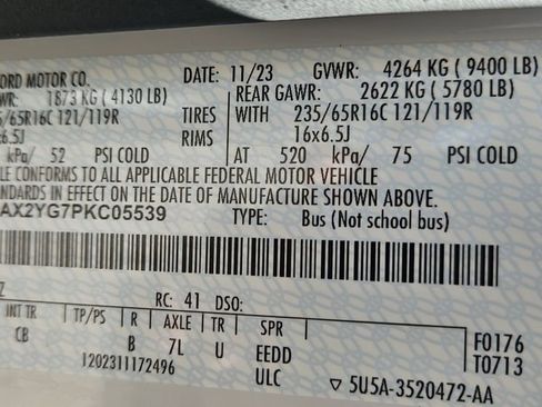 Used 2023 Ford Transit 350 XLT image 19