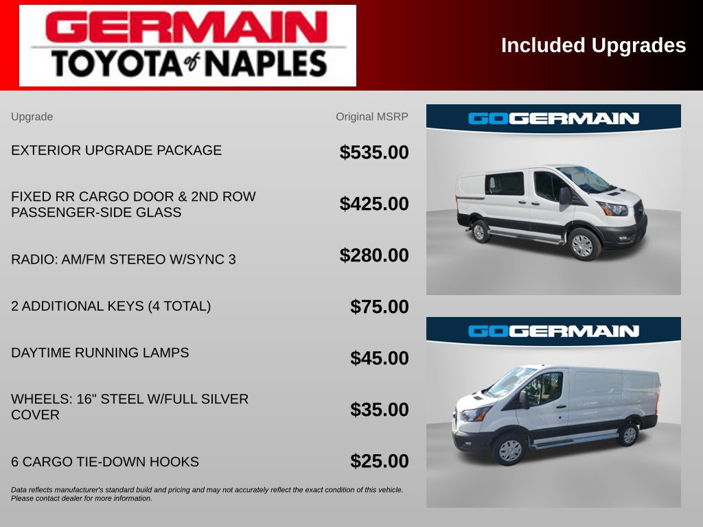 Used 2025 Ford Transit 250 Low Roof w/ Exterior Upgrade Package RWD image 5