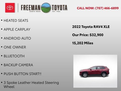 Used 2022 Toyota RAV4 XLE w/ Convenience Package FWD image 9