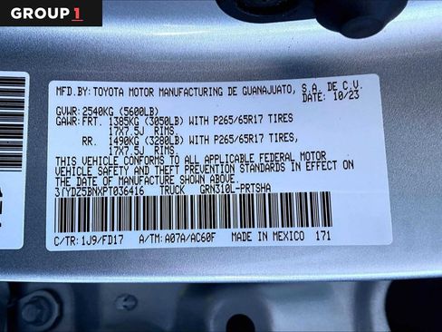 Certified 2023 Toyota Tacoma TRD Sport w/ Technology Package image 37