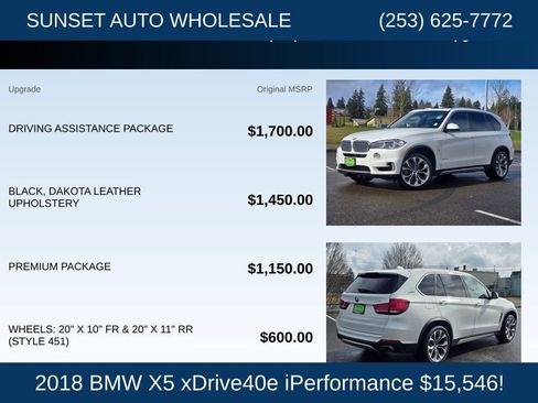 Used 2018 BMW X5 xDrive40e AWD/4WD image 23